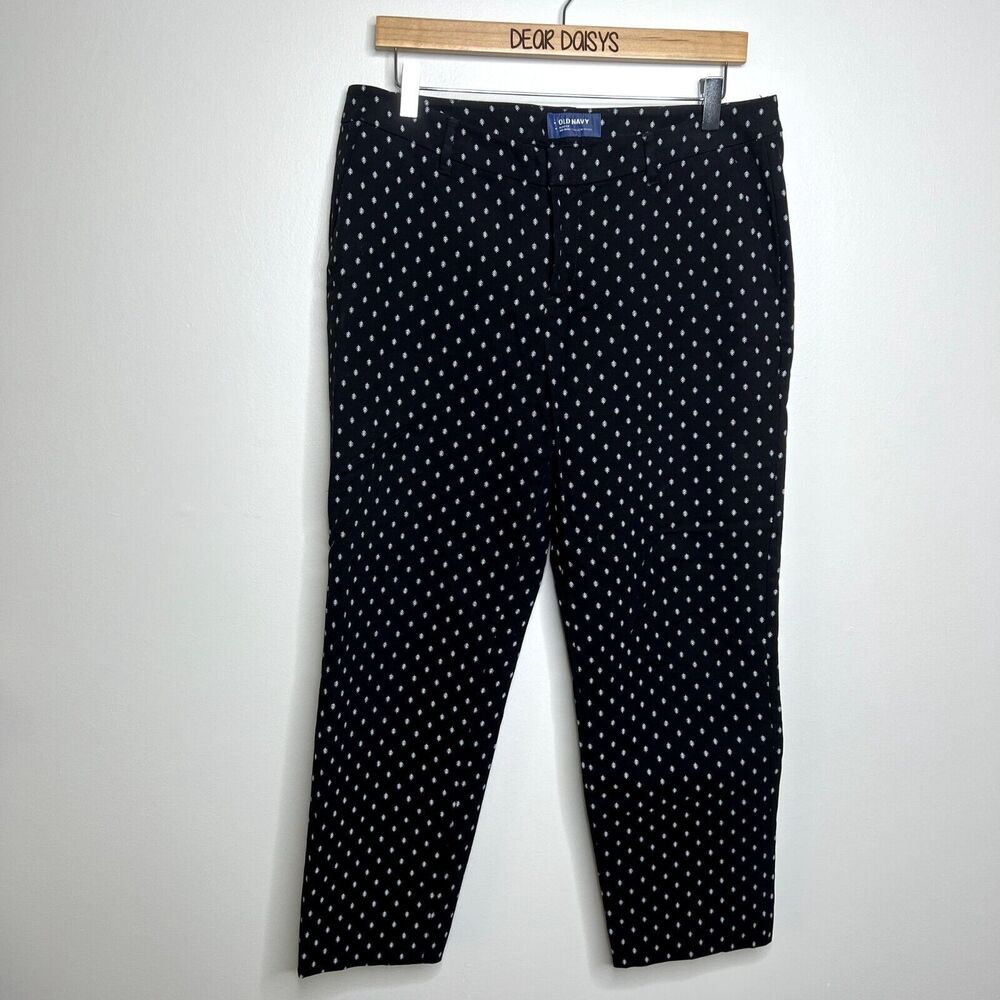 Old Navy Harper Mid Rise Polka Dot Pants